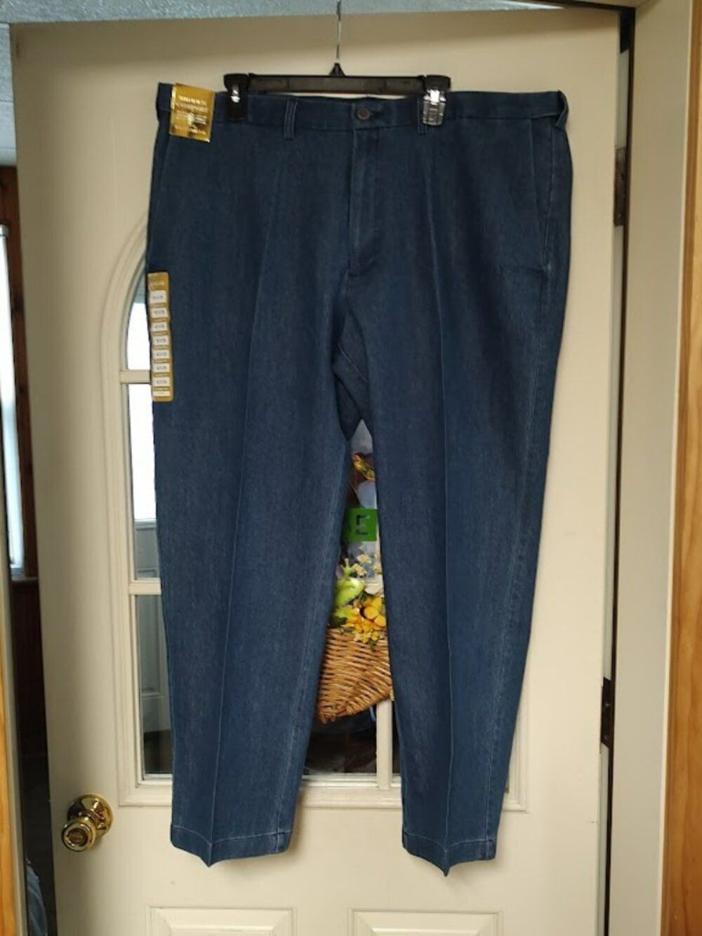 New Haggar Classic Fit Premium Stretch Denim Jeans Size Men's 42/29New haggar